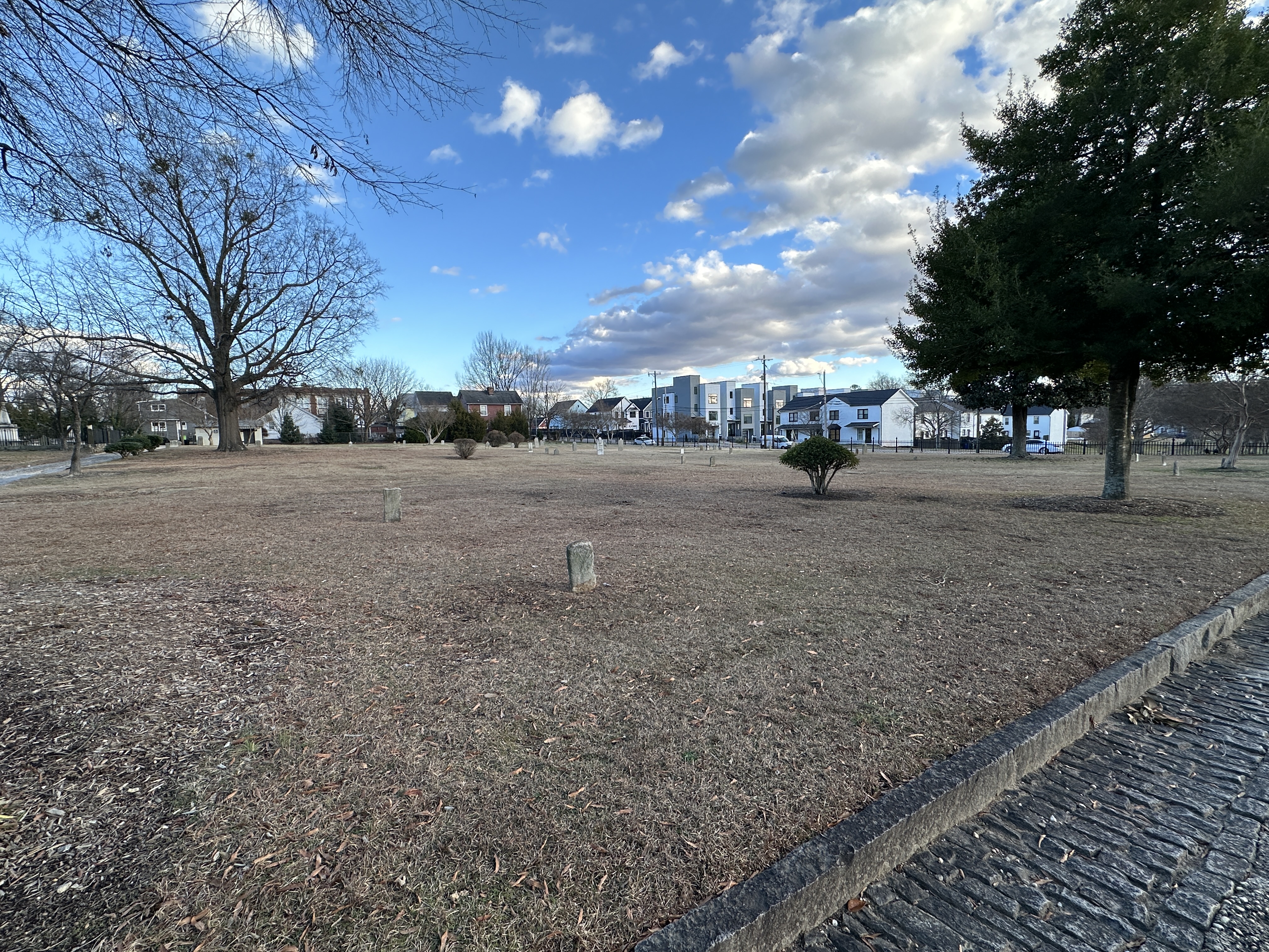 The African-American section of City Cemetery